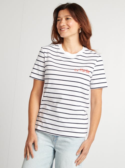 T-shirt met opdruk Vrijgezellenfeest - Kiabi