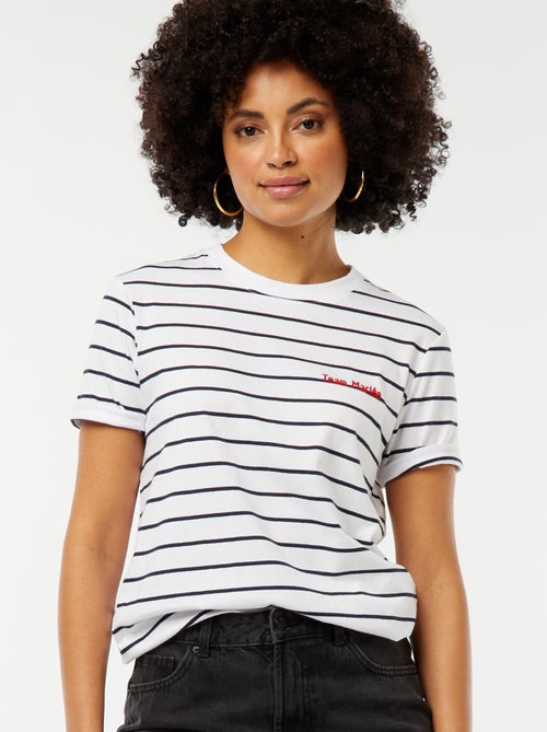 T-shirt met opdruk Vrijgezellenfeest - Kiabi