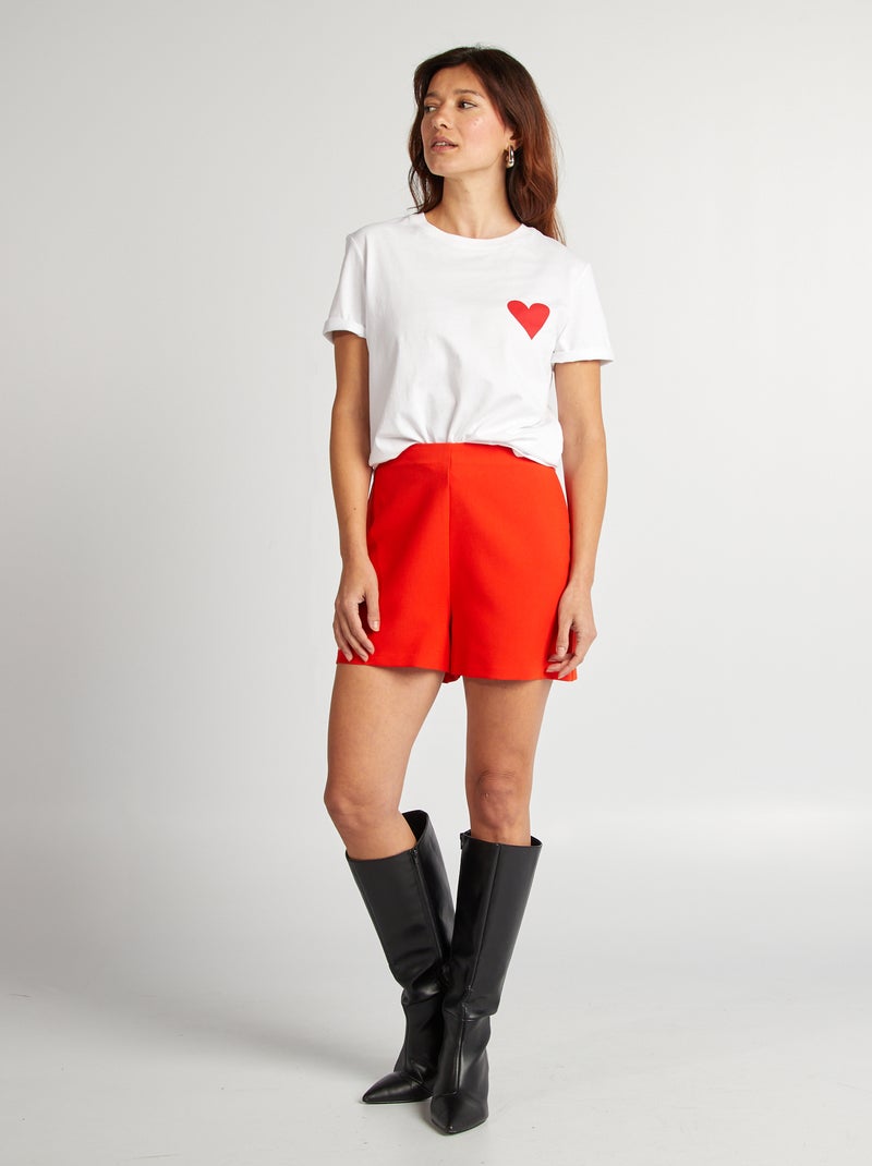 T-shirt met opdruk Vrijgezellenfeest WIT - Kiabi