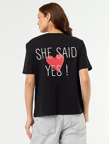 T-shirt met opdruk Vrijgezellenfeest