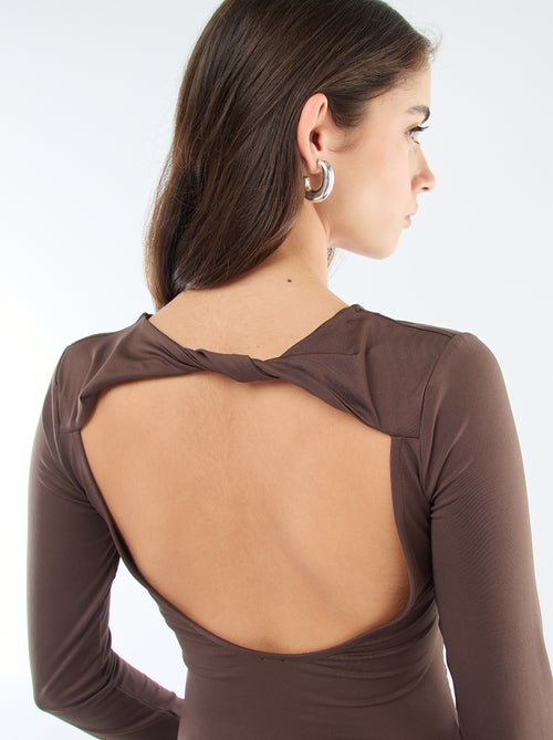 T-shirt met open rug - Kiabi