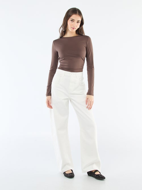 T-shirt met open rug - Kiabi