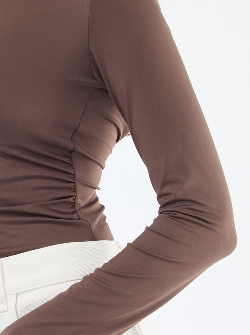 T-shirt met open rug - Kiabi