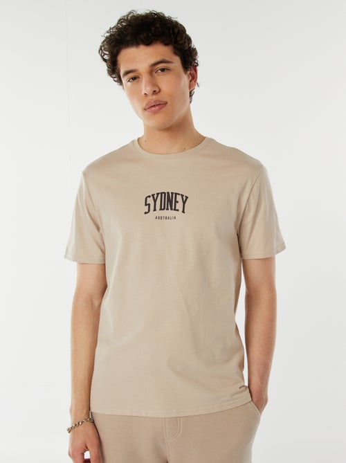 T-shirt met opschriften - Kiabi