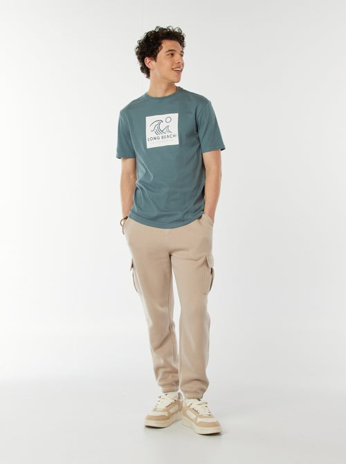 T-shirt met opschriften - Kiabi