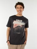T-shirt met opschriften Grijs - Kiabi