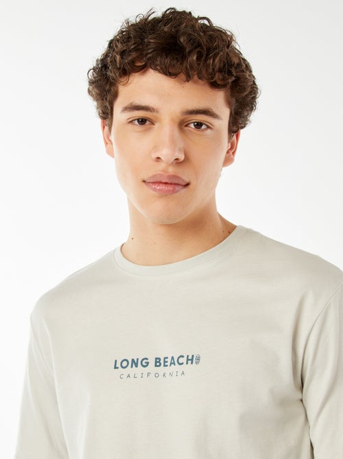 T-shirt met opschriften - Kiabi