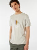 T-shirt met opschriften GRIJS - Kiabi