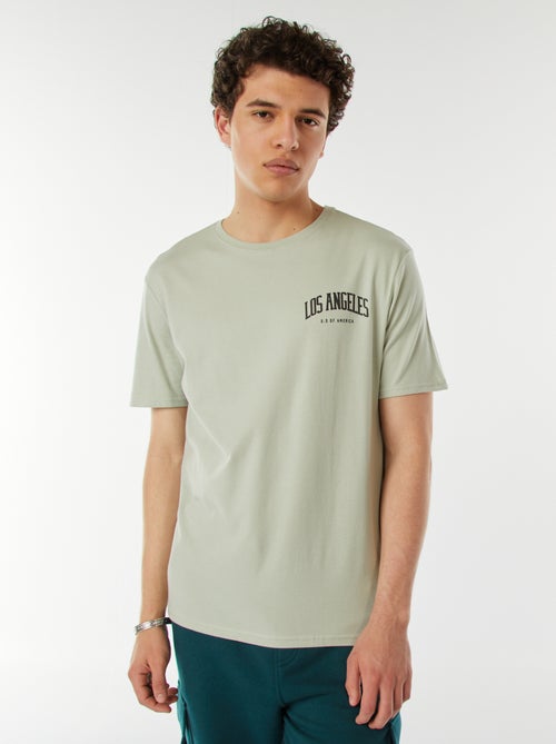 T-shirt met opschriften - Kiabi