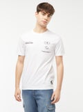 T-shirt met opschriften WIT - Kiabi