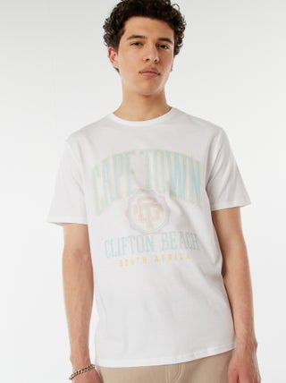 T-shirt met opschriften