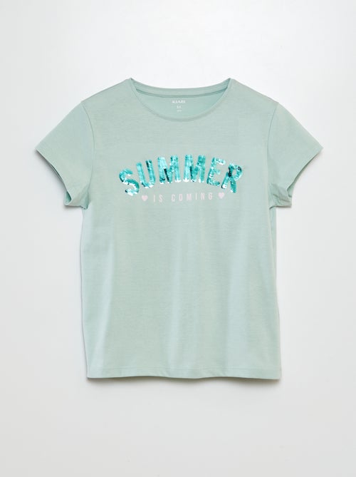 T-shirt met origineel detail - Kiabi