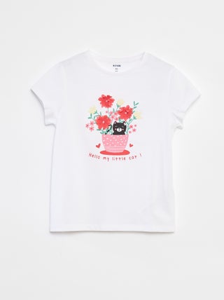 T-shirt met originele print