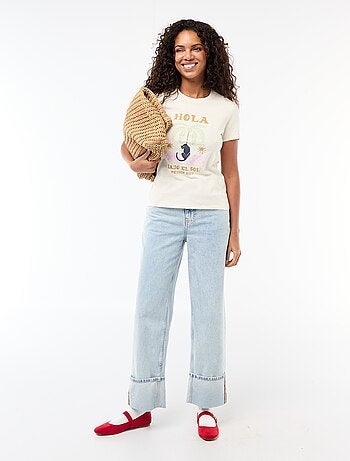 T-shirt met print