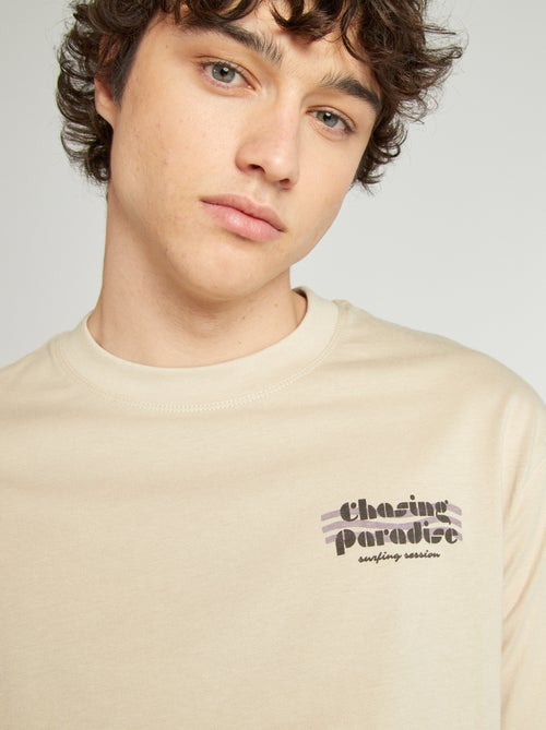 T-shirt met print - Kiabi