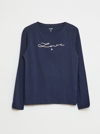 T-shirt met print