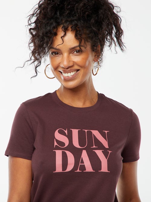 T-shirt met print - Kiabi