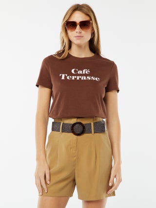 T-shirt met print