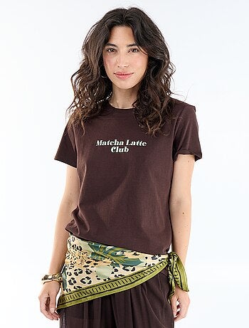 T-shirt met print
