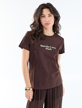 T-shirt met print