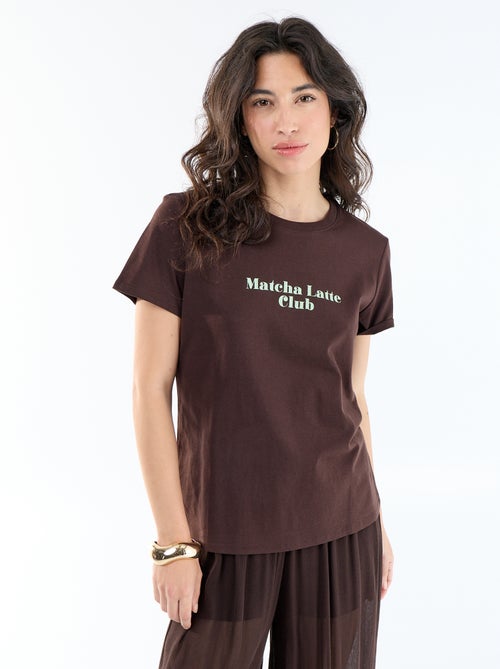 T-shirt met print - Kiabi T-shirt met print - Kiabi