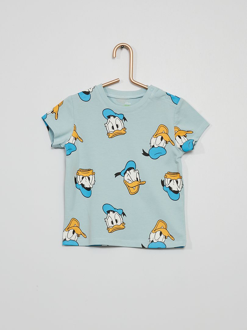 T-shirt met print 'Donald' 'Disney' BLAUW - Kiabi