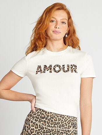 T-shirt met print