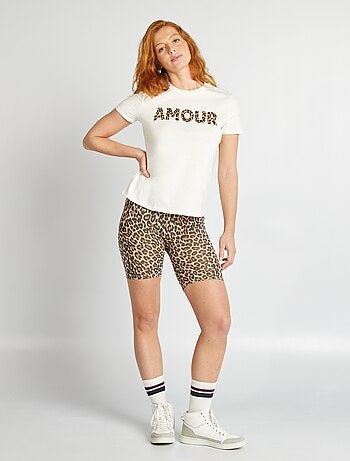 T-shirt met print