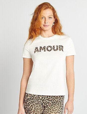 T-shirt met print