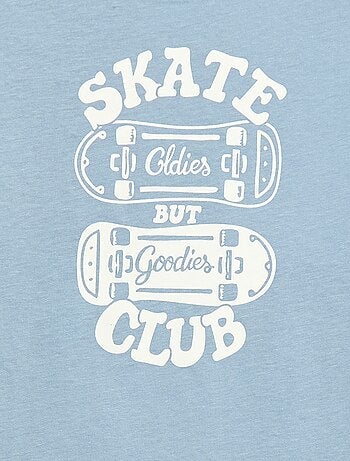 T-shirt met print en boodschap