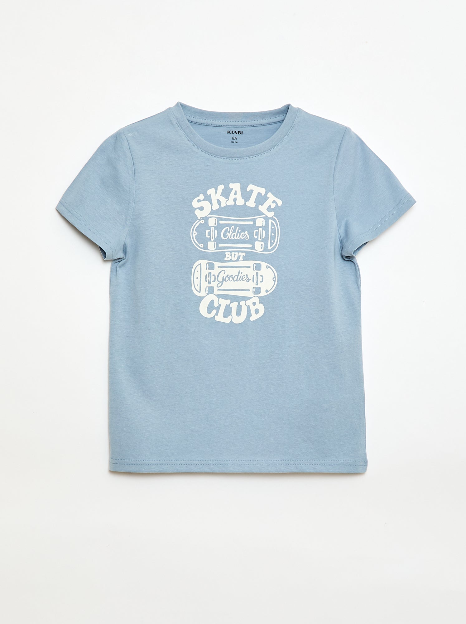 T-shirt met print en boodschap