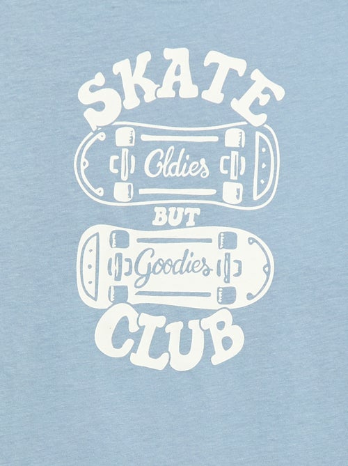 T-shirt met print en boodschap - Kiabi