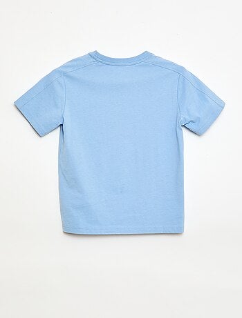 T-shirt met print en boodschap