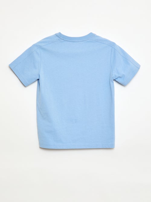 T-shirt met print en boodschap - Kiabi