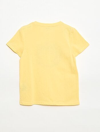T-shirt met print en boodschap