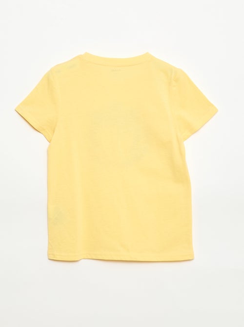 T-shirt met print en boodschap - Kiabi