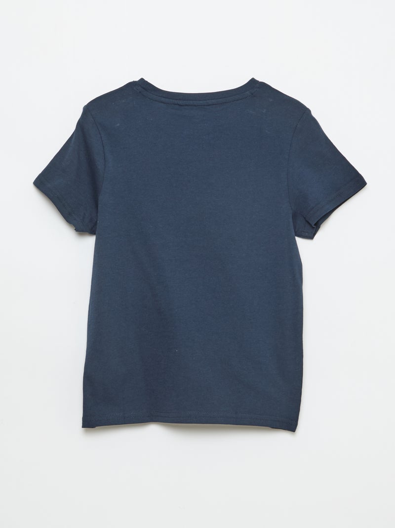 T-shirt met print en boodschap Wit - Kiabi