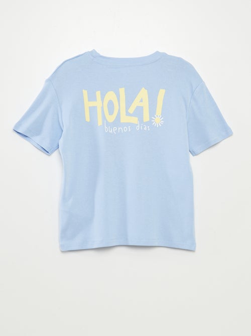 T-shirt met print en korte mouw - Kiabi