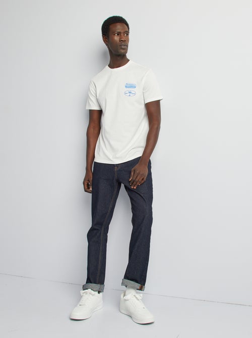 T-shirt met print en korte mouw - Kiabi