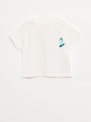 T-shirt met print en korte mouw