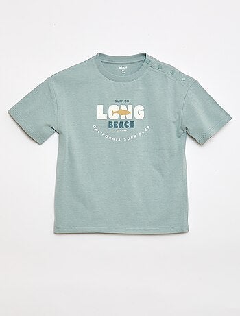 Bedrukt T-shirt met korte mouwen - Makkelijk aan te trekken collectie