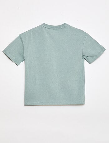 Bedrukt T-shirt met korte mouwen - Makkelijk aan te trekken collectie