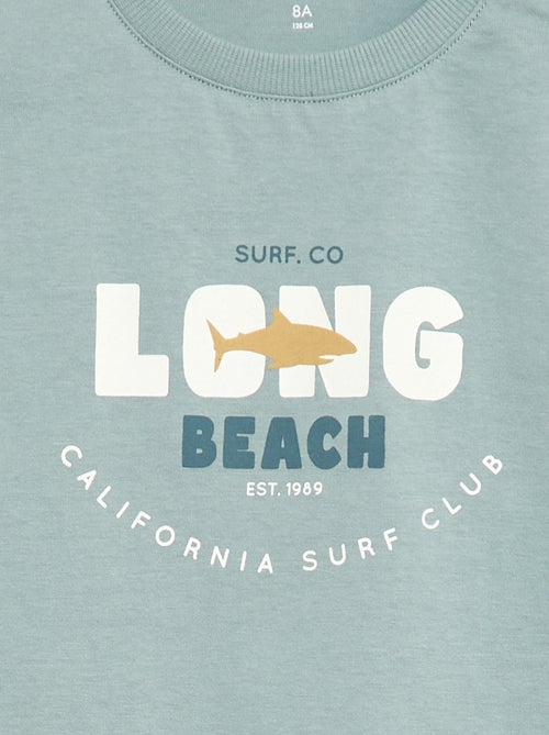 T-shirt met print en korte mouwen - Collectie gemakkelijk aan te trekken - Kiabi