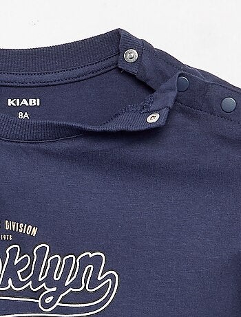T-shirt met print en korte mouwen - Gemakkelijk aan te trekken collectie