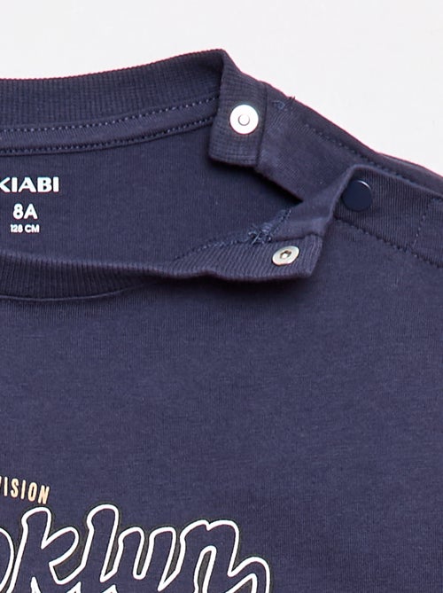 T-shirt met print en korte mouwen - Gemakkelijk aan te trekken collectie - Kiabi