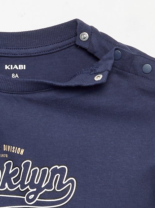 T-shirt met print en korte mouwen - Gemakkelijk aan te trekken collectie - Kiabi
