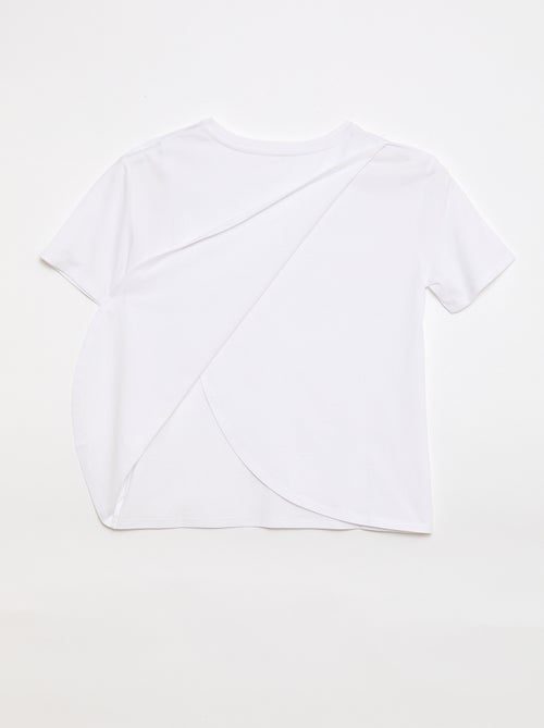 T-shirt met print en korte mouwen - So Easy - Kiabi