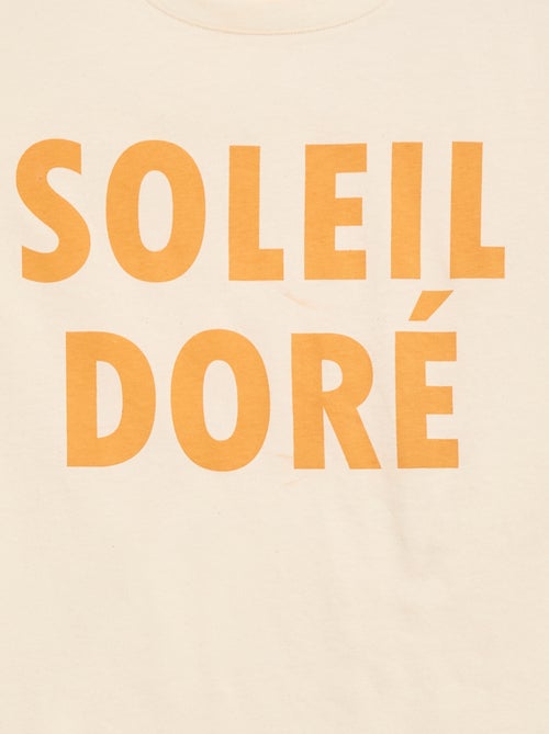 T-shirt met print en korte mouwen - So Easy - Kiabi