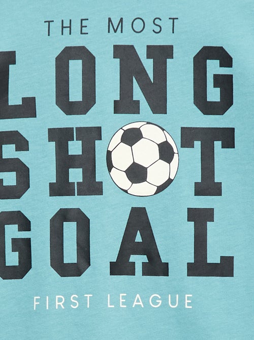 T-shirt met print en korte mouwen - Kiabi