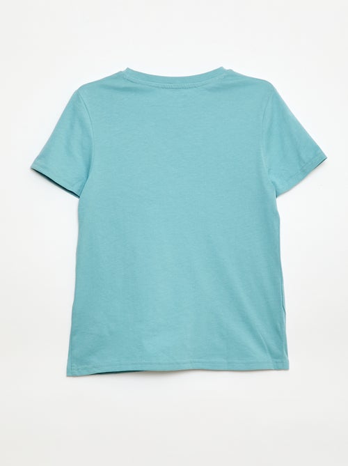 T-shirt met print en korte mouwen - Kiabi